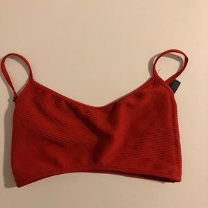 Red Urban bra top
